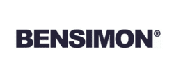 Logo Bensimon, marque de mode française. Le nom 'BENSIMON' est écrit en majuscules avec un symbole de marque déposée à droite.